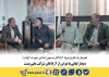 دیدار لیائی با دو تن از آزادگان شرکت ملی پست